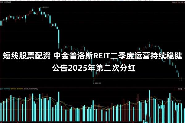 短线股票配资 中金普洛斯REIT二季度运营持续稳健 公告2025年第二次分红